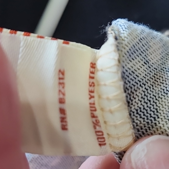 Aryeh Tan Printed  Knit Dress~XL - Picture 7 of 7